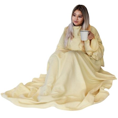 Ärmlös filt - Beige