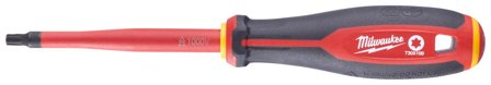 Milwaukee Tri-Lobe VDE Skruvmejsel 3-sidigt antirullhandtag T30 x 100 mm, Handverktyg
