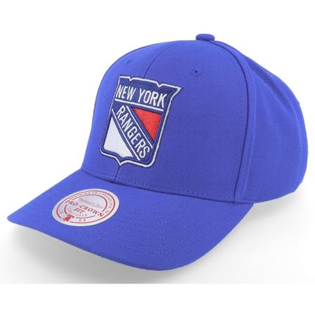 Mitchell & Ness - NHL Blauw adjustable Cap - New York Rangers Team Ground 2.0 Pro Blue Adjustable @ Hatstore