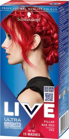 Schwarzkopf LIVE Ultra Brights Hårfarve, Hår, Hårfarve, Toningsfarve