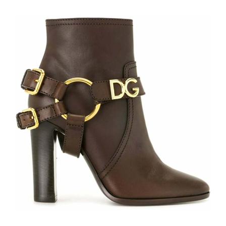 Dolce & Gabbana Ankle Laarzen , Bruin , Dames , Maat: 36 EU High heels