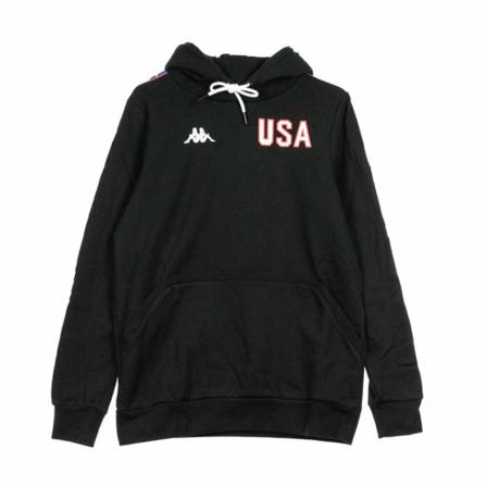 Kappa, Hoodies Zwart, Heren, Maat:XL