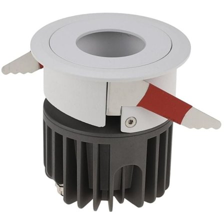 LED-innfelt downlight 12W taklampe moderne vanntett lys for innendørs kjøkken dusjrom S