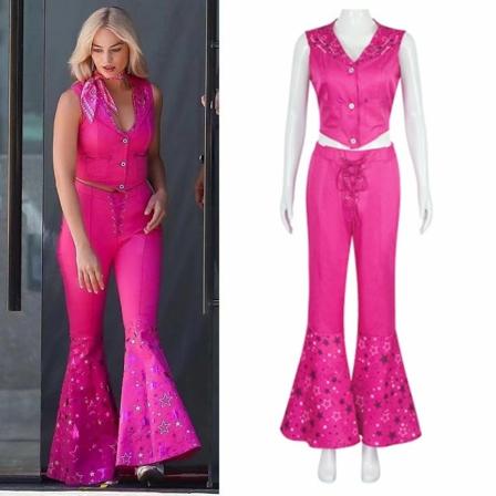 Barbie - Kostume - Drøm - Coplay Halloween - Pink S