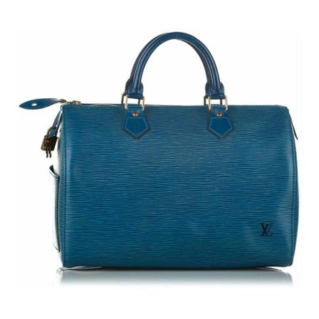 Louis Vuitton Vintage Pre-owned Handbags Blå, Dame Vintage Tasker, Størrelse: ONE Size