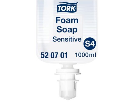 Tork Skumtvål S4 Sensitive Handtvätt 1L - Lyreco - Städ och hygien - Tvål och hygien - Hygiensystem - Tork