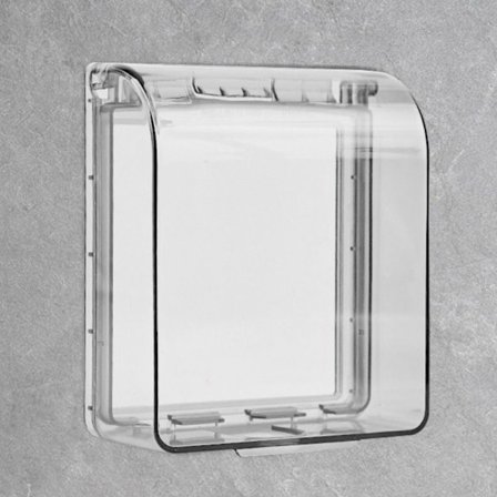 Bryterbeskyttende dekselkontakt Vanntett boks TRANSPARENT