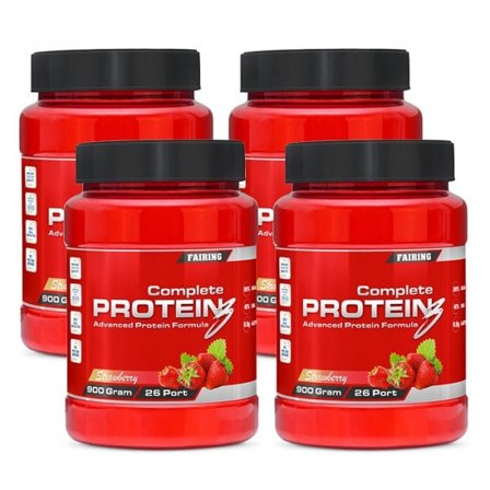 Fairing BIG BUY 4 x Komplet Protein Blandet protein 900 g - Bodyman.dk