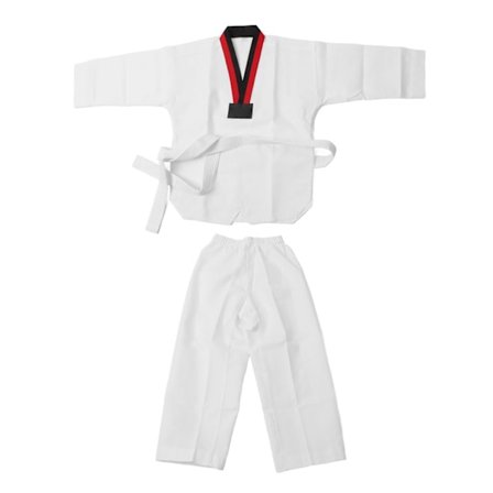 Lasten Valkoinen Taekwondo-Uniformu TKD Puku Vaatteet WTF Karate Judo Taekwondo Dobok Vaatteet