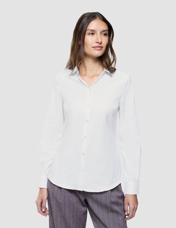 Shaping New Tomorrow - Dam - Oxford Shirt - White - Slim Fit - Storlek XXL