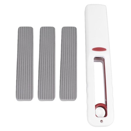 Bärbar Självpressande Mini Våt Torr Mopp Starkt Absorberande för Badrum Kök med 3 Mopphuvuden