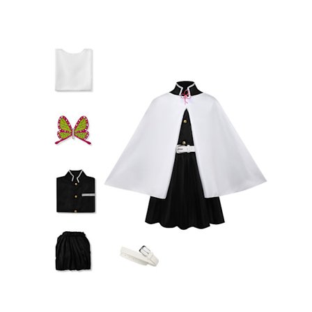 Demon Slayer Cosplay -asu | Tanjiro Nezuko Zenitsu Halloween -asu *Kanao*3XL Kanao-FA-
