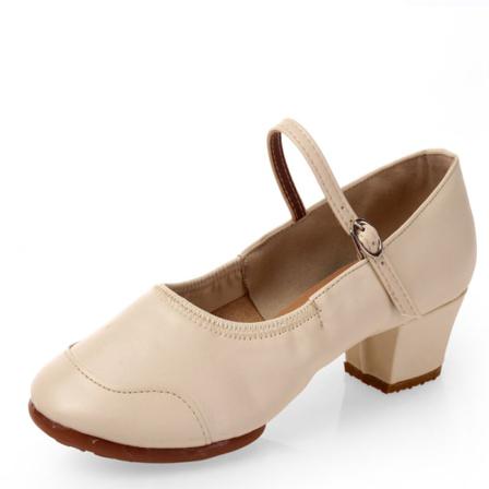 Kvinnor Ankelband Latin Salsa Danssko Mjuk Mary Jane Heels