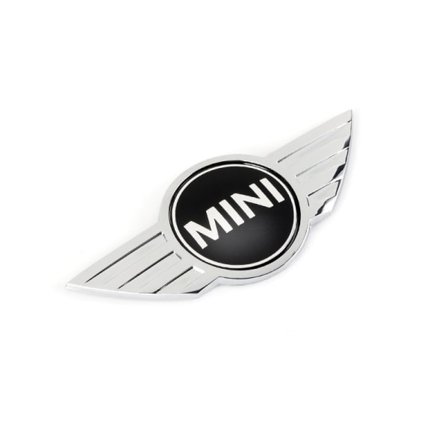 MINI Logo Emblem Bakluke Dekkhette Emblem Krom Dekor F