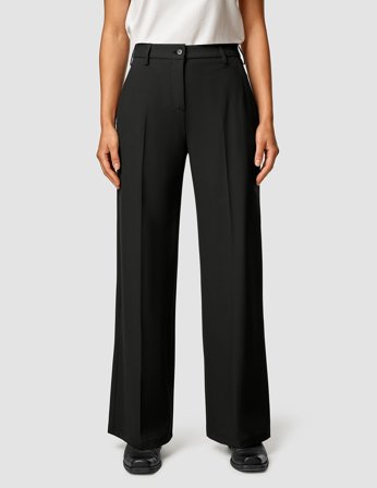 Shaping New Tomorrow - Dame - Essential Pants - Black - Wide Fit - Størrelse 25/34