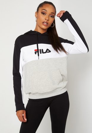 FILA Aquila Blocked Hoody 8111 Pale mauve-blan Klær