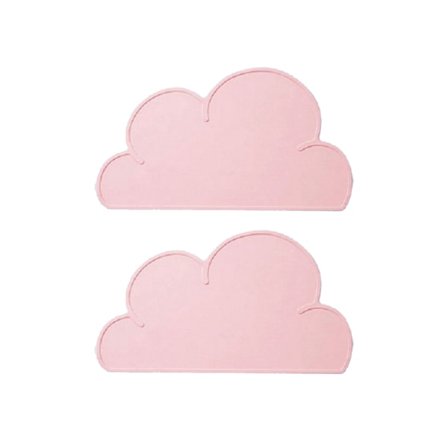 Silikonunderlägg för bord Matkvalitet Mattor för Barn Baby Toddler Äta Bord Matta Lätt Bärbar - Rosa