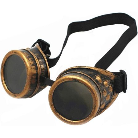 Ny rea Retro Steampunk Glasögon Gothic Punk Cosplay Glasögon (Bro