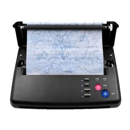 Tatuering överföringsmaskin, termisk skrivare, stencilkopia, 220V EU-kontakt