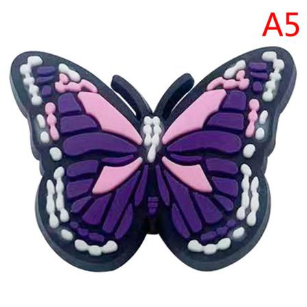 10st Butterfly Shoe Charms Rolig Croc Jibz Skospänne Decorat