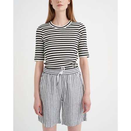 Inwear DagnaIW Striped T-Shirt T-shirts Dam Svart XL