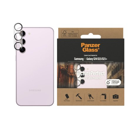 Panzer PicturePerfect Camera Lens Protector Samsung Galaxy S23 | S23+ PanzerGlass - High quality tempered glass screen protector