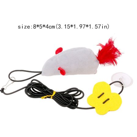 Katteleke ertende leke skrikende mus