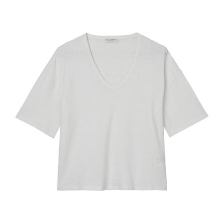 Marc O'Polo, T-Shirts Biały, Kobieta, Rozmiar: S