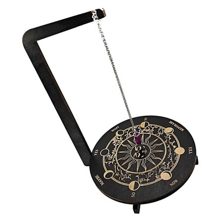 Trähållare för Wiccan-kristaller, ställ för läkande stenar, displayställ