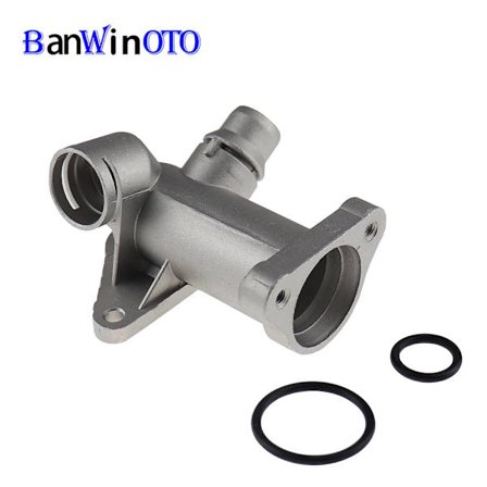 Alumiininen jäähdytin jäähdytysnesteletkun liitin veden ulostulolaippa putki VW Passat B5 Audi A4 1.8T 058121132C 058121132A