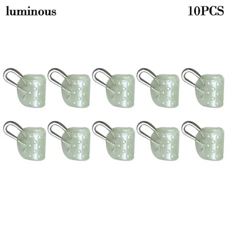 20 stk. Abo Fløtekontakter Klar Snäpp LUMINOUS Selvlysende