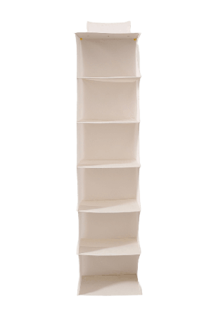 Åhléns Home Hängande förvaring NOAH 6 fack Beige ONESIZE