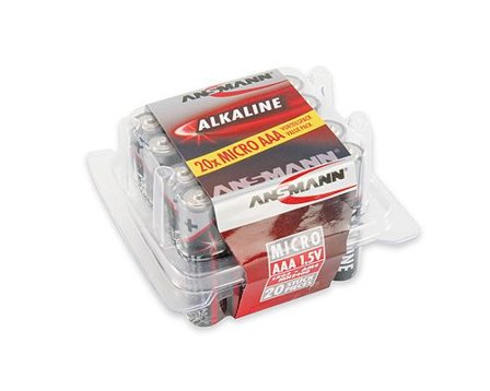 ANSMANN Micro batteri - 20 x AAA - Alkalisk