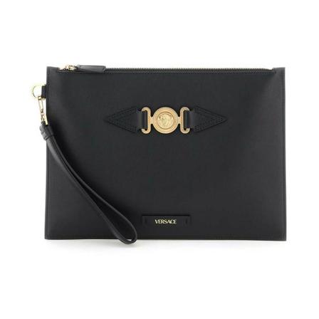 Versace, Clutch Zwart, Dames, Maat:ONE Size