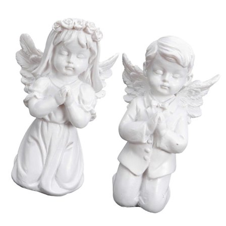 Valkoinen Enkeli Malli Koriste Pöytäkoristeeksi 2kpl Suloinen Enkelikoriste[HK]