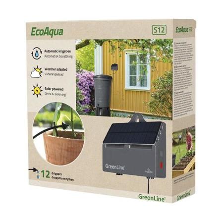 GreenLine EcoAqua S12 Kastelusarja 12 tippasuutinta, Kastelu