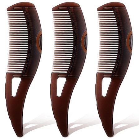 3 stk. Flasskam Hodebunn Sweep Detoxande Kam Energi Massasje Kam Hodebunn Psoriasis Kam Flassfjerningskam Hår Dressing Kam for Kvinner Menn