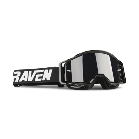Gafas de Cross Raven Sniper Crew - Lente Ahumada Negro