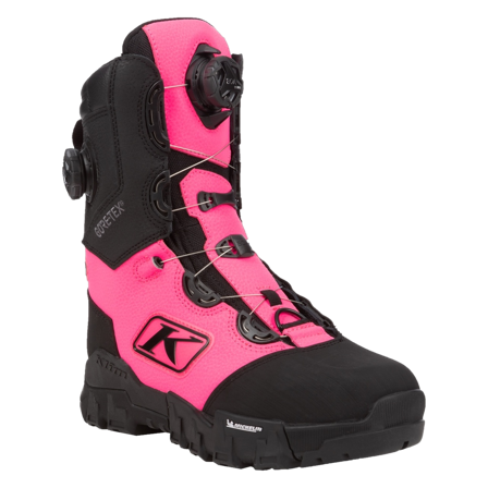 Klim Adrenaline Pro S GTX BOA Snowmobile Boots Black/Knockout Pink 37.5