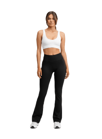 Drop of Mindfulness Seamless Flare Tights Underdelar Dam Svart XS