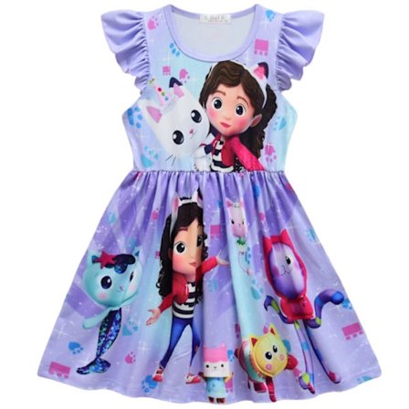 Barnklänning Gabbys Dockskåp Flickklänning 110CM, SD