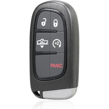 2025 Seneste Model Smart Nøgle til Dodge RAM 2013-2018, Alliskeys 5-Knaps Proximity Nøgle Fjernbetjening Erstatning til Dodge RAM 2013-2018 GQ4-54T