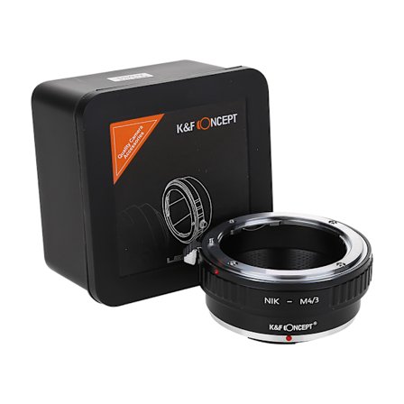 K&F CONCEPT Adapterring för Nikon S / D-objektiv för Micro 4/3 M4/3 DSLR-kamerahus