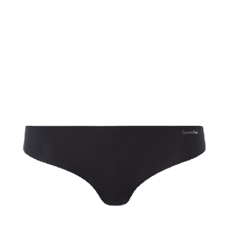 Calvin Klein Trosa i String modell, Sömlös mjuk Microfiber Trosor Dam Svart S