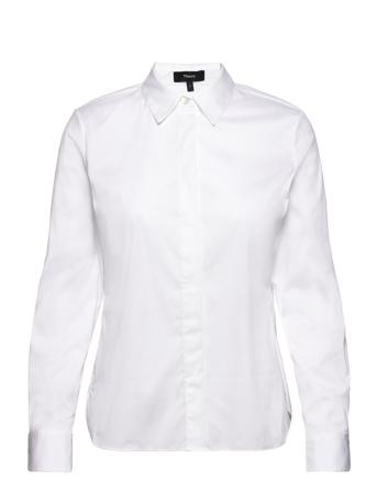 Classic Fitted Shirt Pitkähihainen Paita Valkoinen Theory