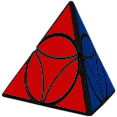 Hörnpyramid Tetrahedron Magic Cube Oregelbundet Hastighetspussel