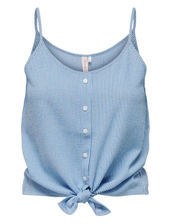 ONLY | Onllecey Sl Knot Singlet Noos Wvn | M