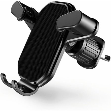Mobilholder til bil, super stabil, forbedret luftventilkrog, håndfri, universel