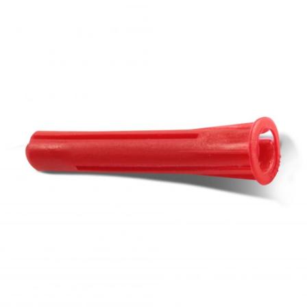 Heco 660055035004H Muovitulppa 5,5 x 35 mm, punainen 100-pakkaus, Kiinnitys