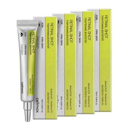 1-5X Celimax The Vita A Retinal Anti-Aging Shot Oppstrammende Booster Anti-Aldring | Poreminimering, Rynker og Fine Linjer, Fastere Hud, 15ml